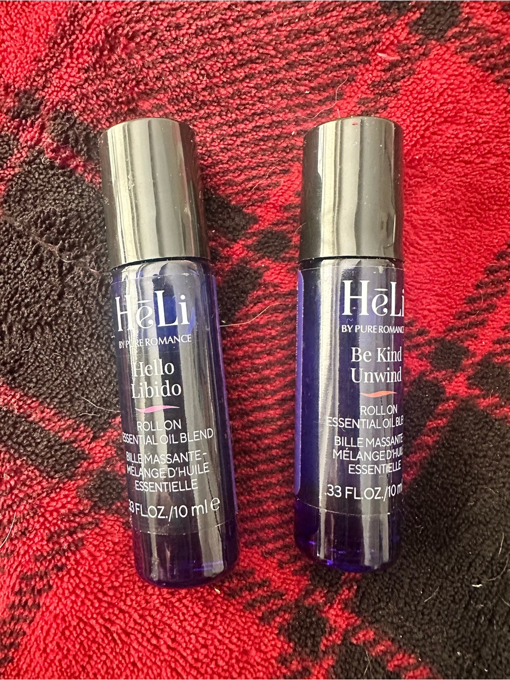 Pure Romance HeLi Blue Roll-On Essential Oil Blends